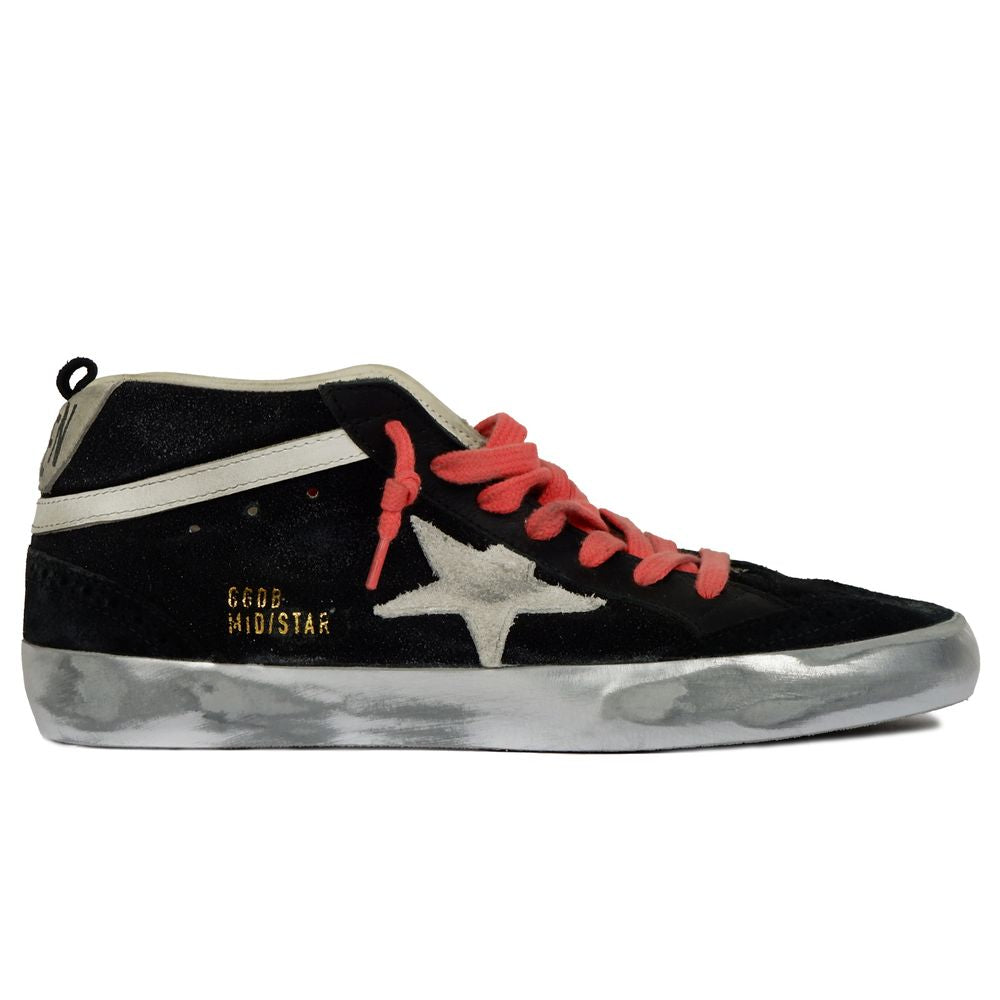 Golden Goose Black Leather Di Calfskin Sneaker - EU39/US9