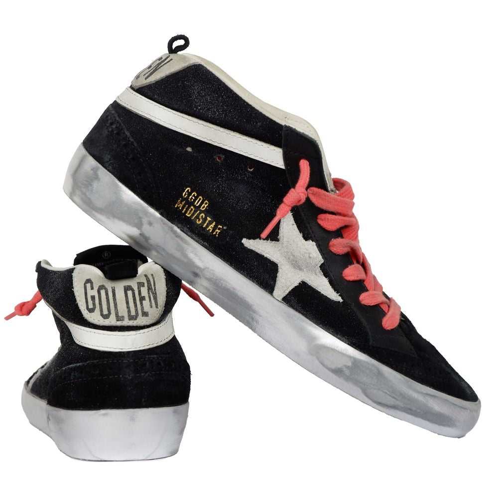 Golden Goose Black Leather Di Calfskin Sneaker - EU39/US9