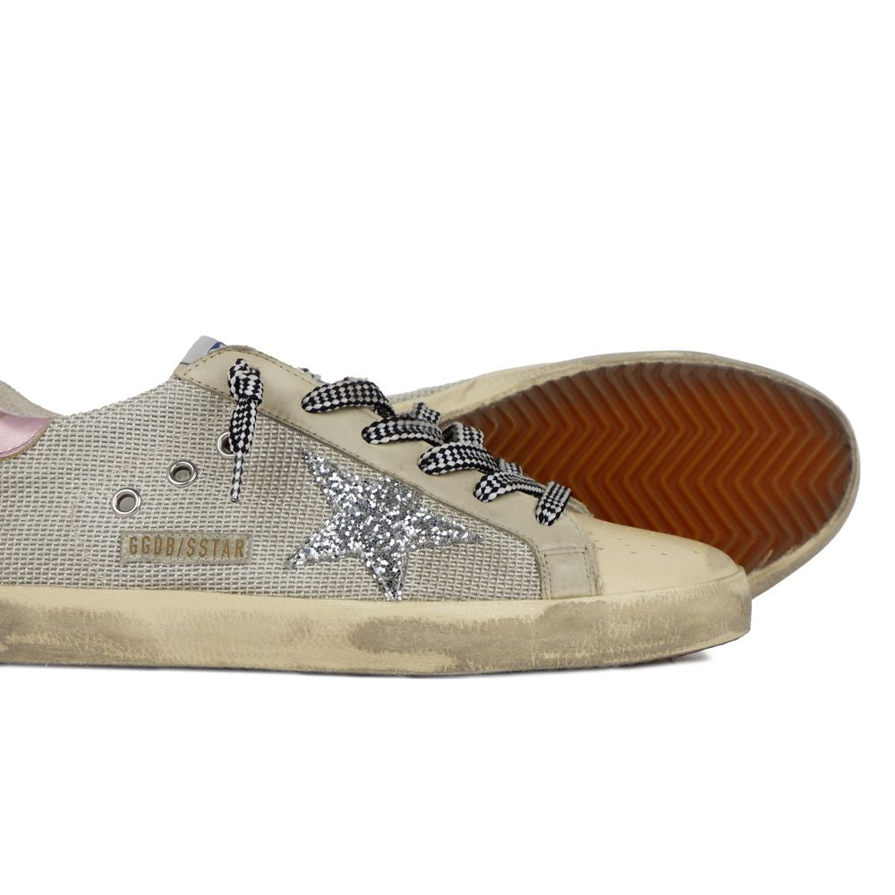 Golden Goose Gray Leather Di Calfskin Sneaker - EU39/US9