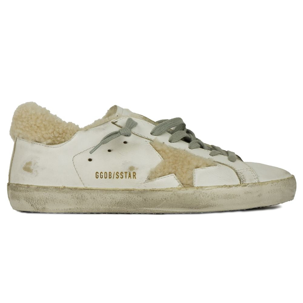 Golden Goose White Leather Di Calfskin Sneaker - EU39/US9