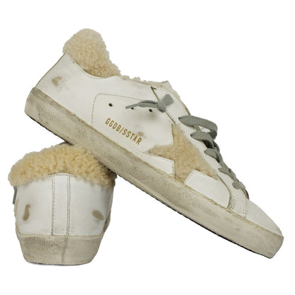 Golden Goose White Leather Di Calfskin Sneaker - EU39/US9