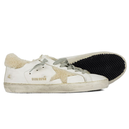 Golden Goose White Leather Di Calfskin Sneaker - EU39/US9