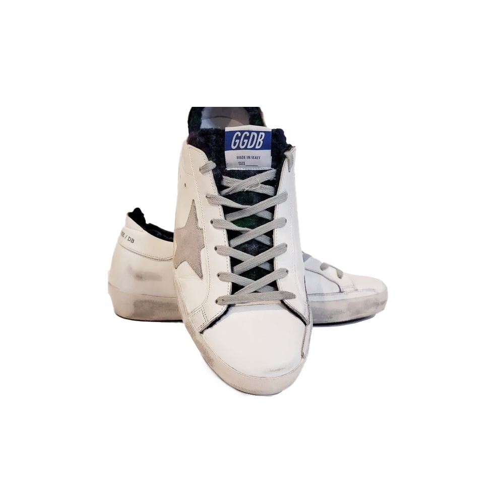 Golden Goose White Leather Di Calfskin Sneaker - EU39/US9