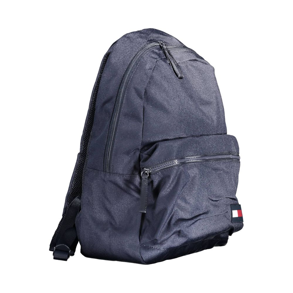 Tommy Hilfiger Blue Polyester Men Backpack