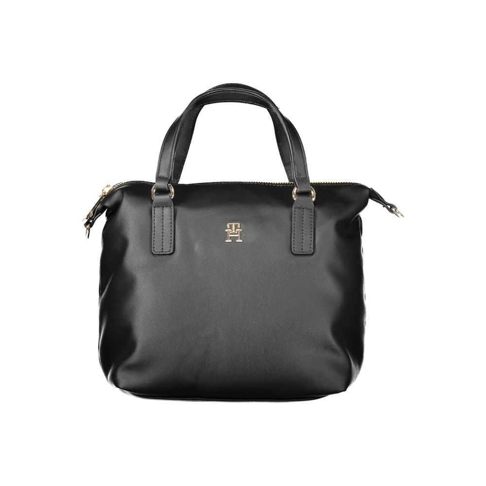 Tommy Hilfiger Black Polyester Women Handbag