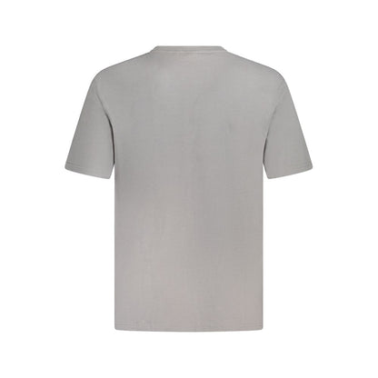 Fila Gray Cotton Men T-Shirt