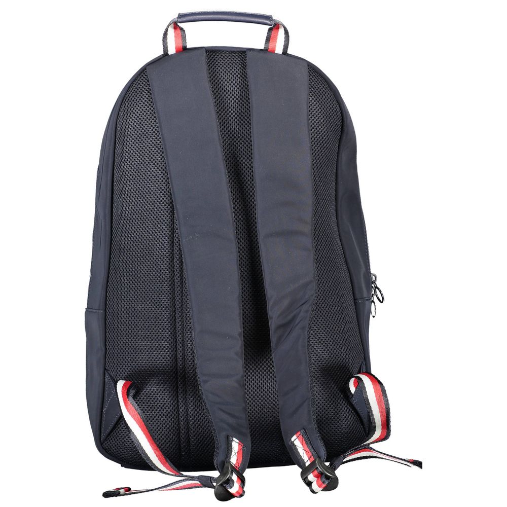 Tommy Hilfiger Blue Polyester Men Backpack