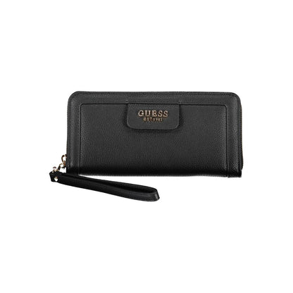 Guess Jeans Black Polyethylene Women Wallet