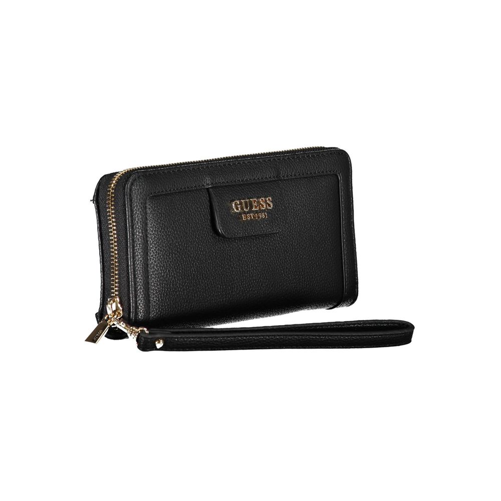 Guess Jeans Black Polyethylene Women Wallet