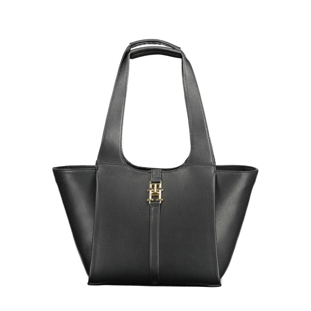 Tommy Hilfiger Black Polyethylene Women Handbag