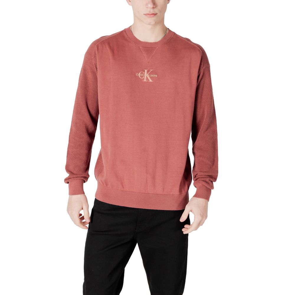 Calvin Klein Jeans Red Cotton Sweater