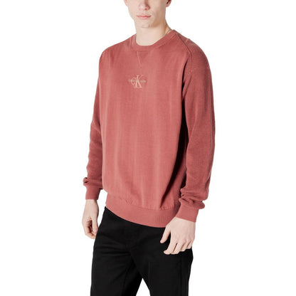 Calvin Klein Jeans Red Cotton Sweater