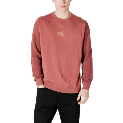 Calvin Klein Jeans Red Cotton Sweater