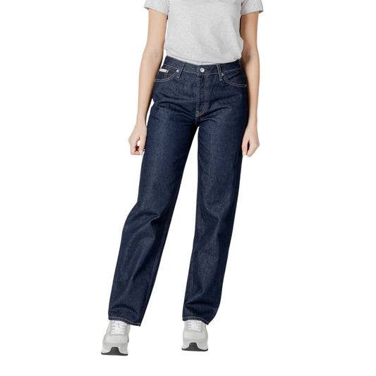 Calvin Klein Jeans Blue Cotton Jeans & Pant