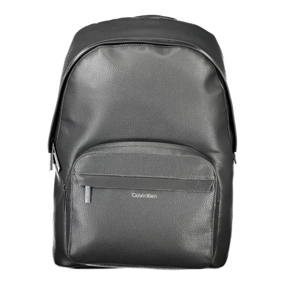 Calvin Klein Black Polyester Men Backpack