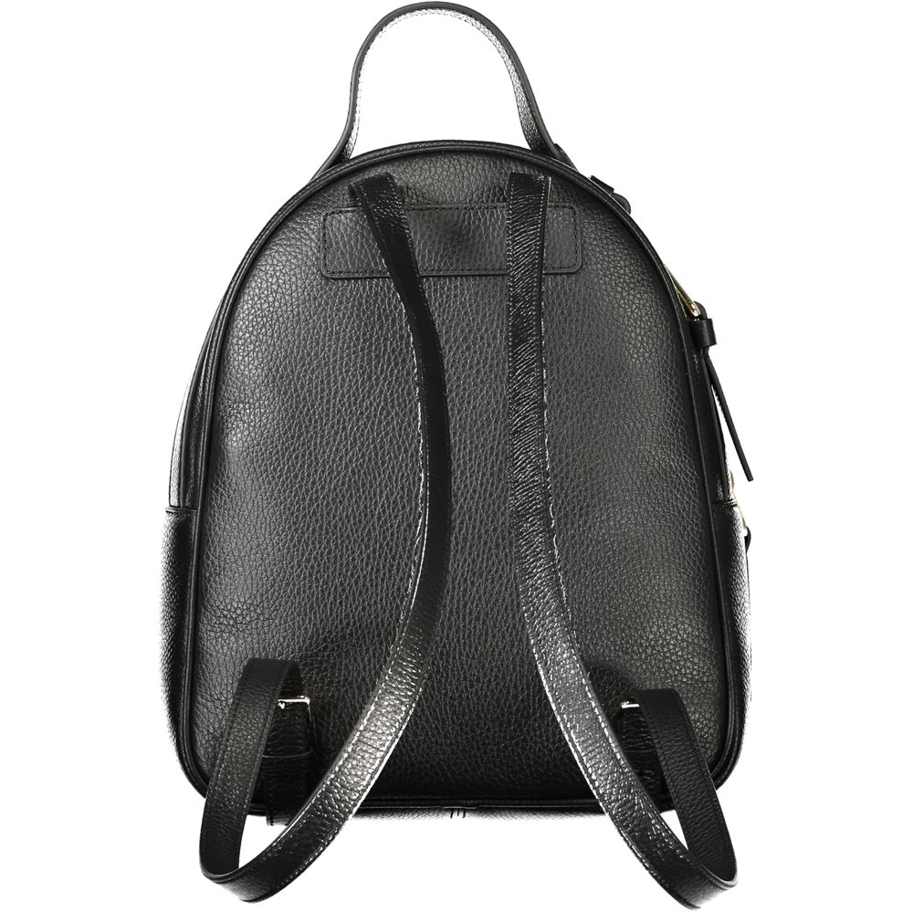 Coccinelle Black Leather Women Backpack