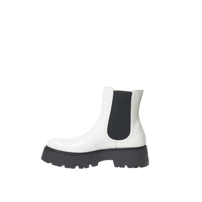 Alexander McQueen Elegant Monochrome Leather Boots - EU36.5/US6.5