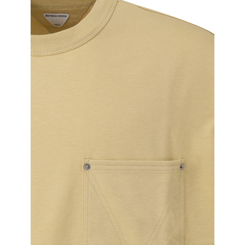 Bottega Veneta Beige Cotton T-Shirt - S