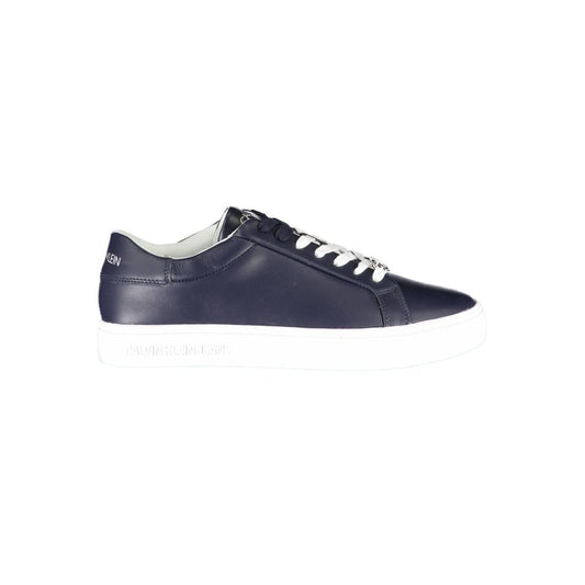 Calvin Klein Blue Leather Men Sneaker - EU44/US11