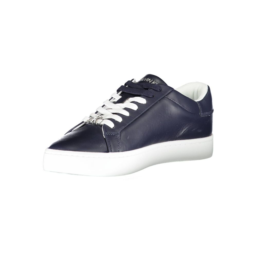 Calvin Klein Blue Leather Men Sneaker - EU44/US11