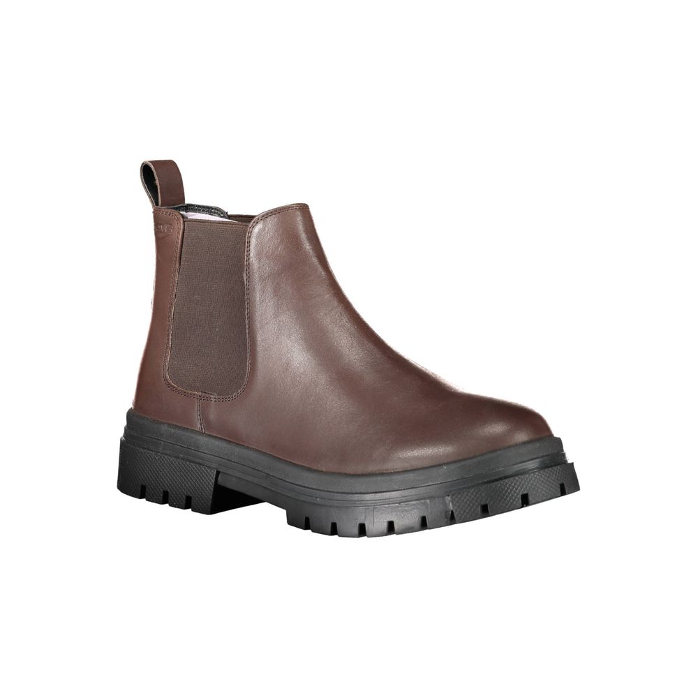 Levi's Brown Leather Men Boot