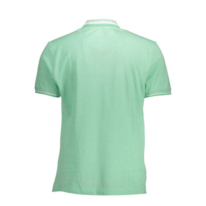 Harmont & Blaine Green Cotton Men Polo Shirt