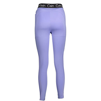 Calvin Klein Purple Cotton Women Legging