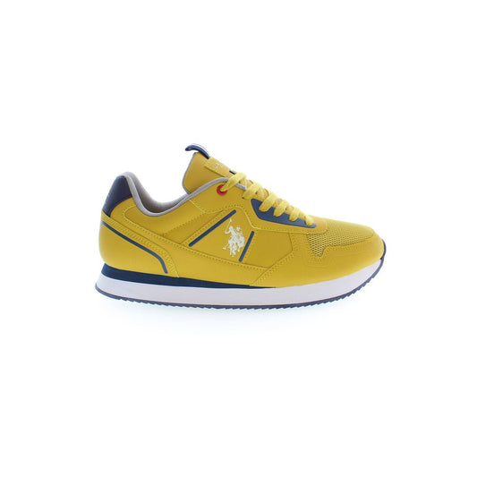 U.S. POLO ASSN. Yellow Polyester Men Sneaker - EU44/US11