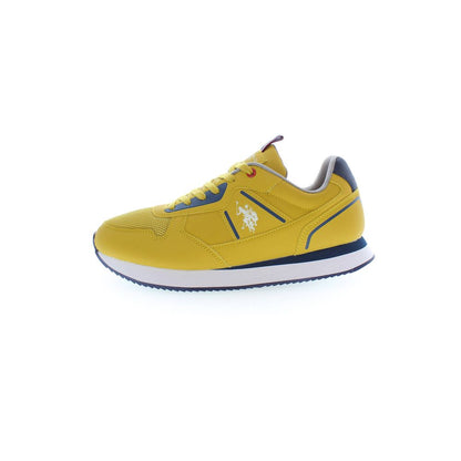 U.S. POLO ASSN. Yellow Polyester Men Sneaker - EU44/US11