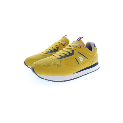 U.S. POLO ASSN. Yellow Polyester Men Sneaker - EU44/US11