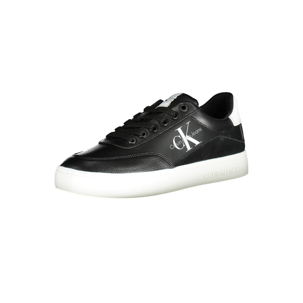 Calvin Klein Black Leather Women Sneaker