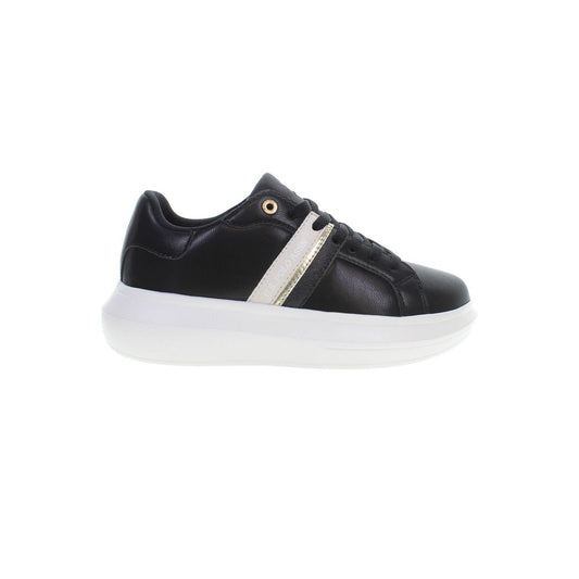 U.S. POLO ASSN. Black Polyester Women Sneaker - EU36/US6