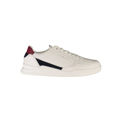 Tommy Hilfiger White Leather Men Sneaker - EU40/US7