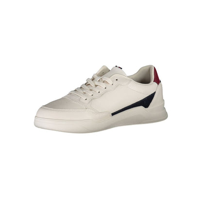 Tommy Hilfiger White Leather Men Sneaker - EU40/US7