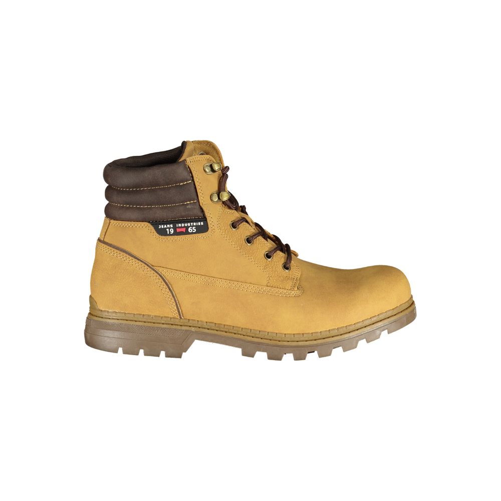 Carrera Trendsetting Yellow Lace-Up Boots - EU40/US7