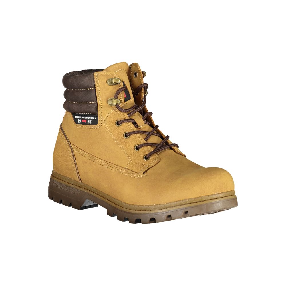 Carrera Trendsetting Yellow Lace-Up Boots - EU40/US7