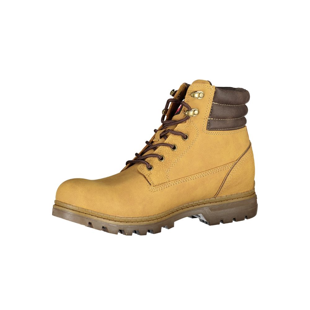 Carrera Trendsetting Yellow Lace-Up Boots - EU40/US7