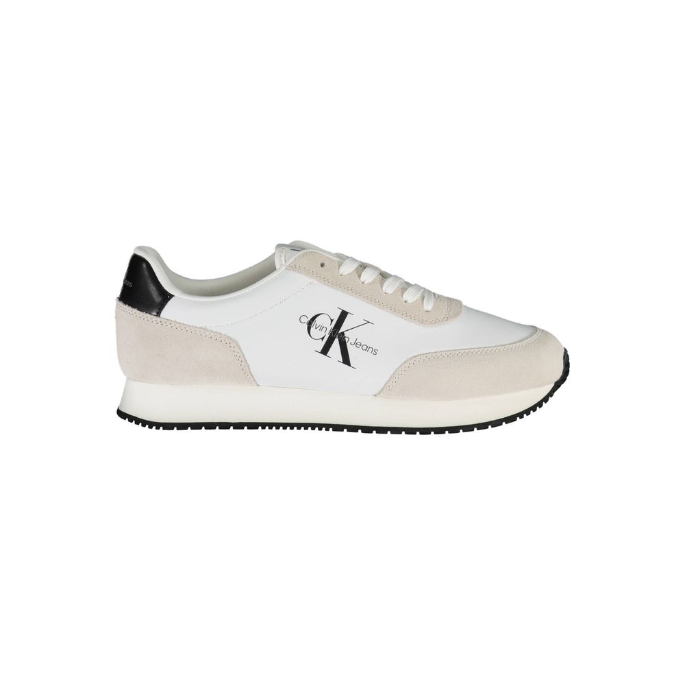 Calvin Klein Sophisticated White Sneakers with Contrast Details - EU45/US12