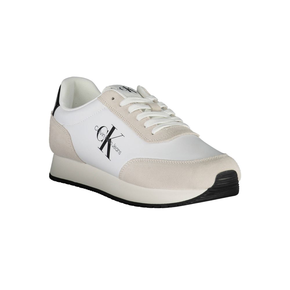 Calvin Klein Sophisticated White Sneakers with Contrast Details - EU45/US12