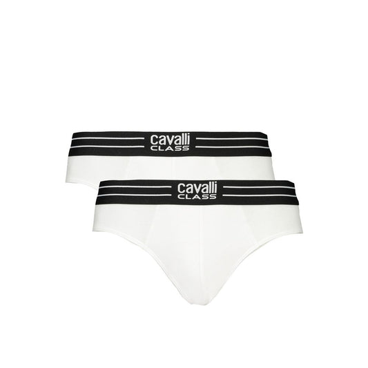 Cavalli Class White Cotton Mens Underwear - S