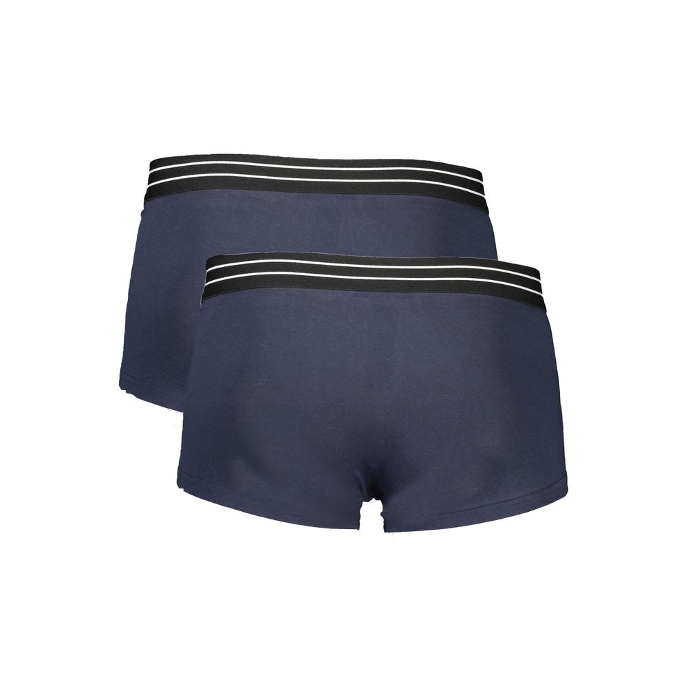 Cavalli Class Blue Cotton Men Boxer - S