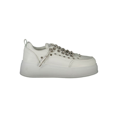 Laura Biagiotti White Polyethylene Women Sneaker - EU36/US6