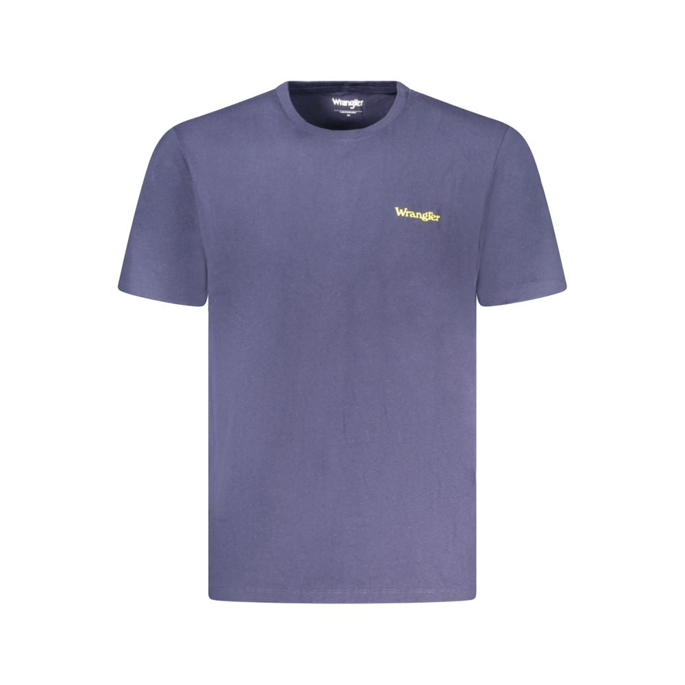 Wrangler Blue Cotton T-Shirt