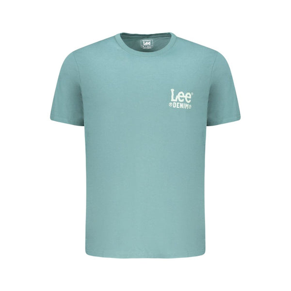 Lee Green Cotton Men T-Shirt