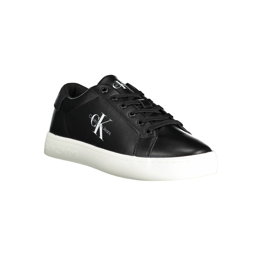 Calvin Klein Black Leather Men Sneaker