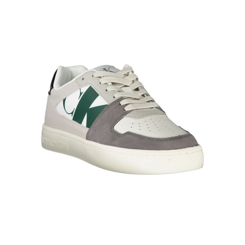 Calvin Klein White Polyester Men Sneaker