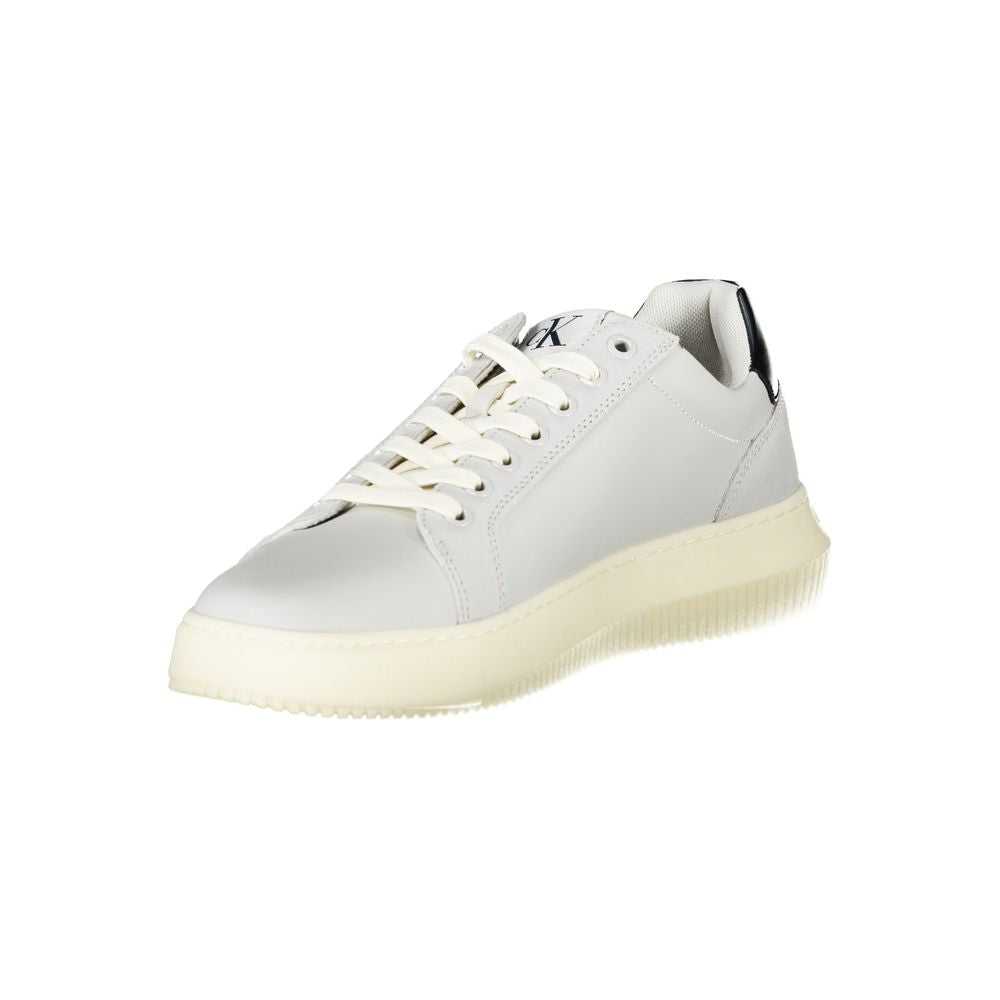 Calvin Klein Gray Polyethylene Men Sneaker