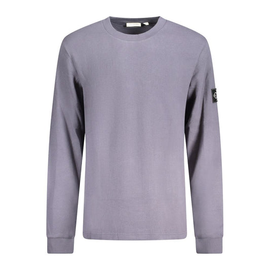 Calvin Klein Blue Cotton Men Sweater