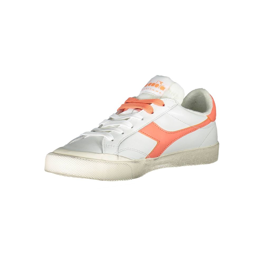 Diadora White Leather Women Sneaker