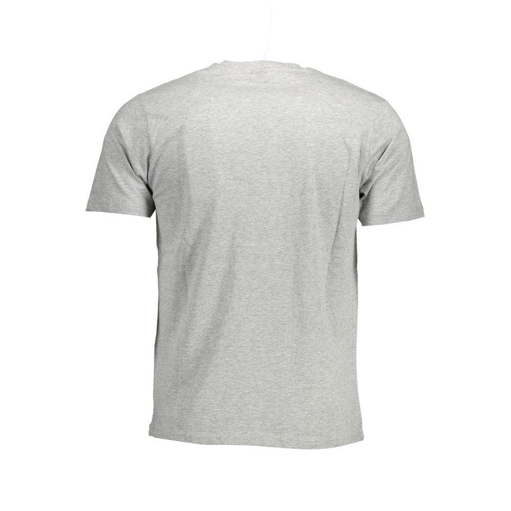 North Sails Gray Cotton Men T-Shirt